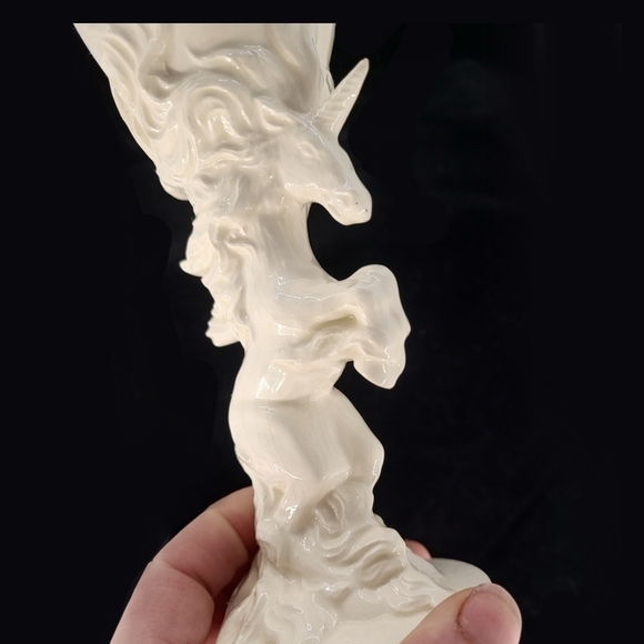 🎈4/$25 Handmade UNICORN paint yourself wine/ champagne ceramic glass - Picture 2 of 7